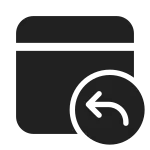 Calendar Reply SVG Icon